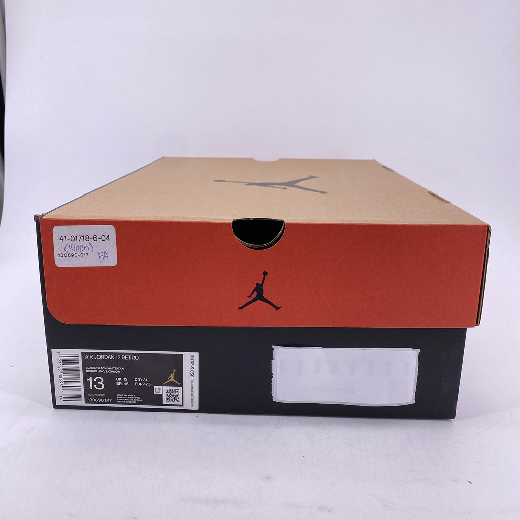 Air Jordan 12 Retro "Reverse Taxi" 2019 Used Size 13