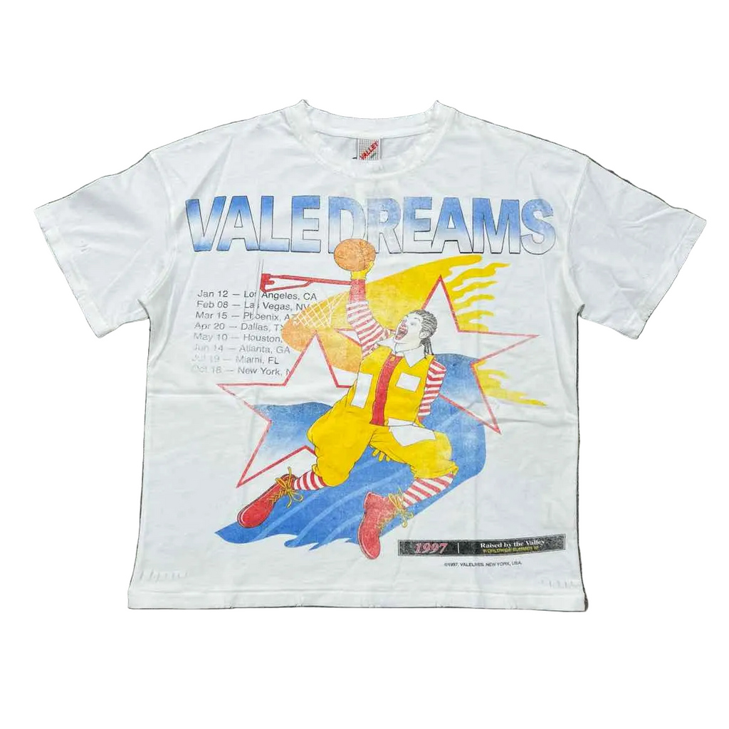Vale T-Shirt "AIR DONALD" White New Size S