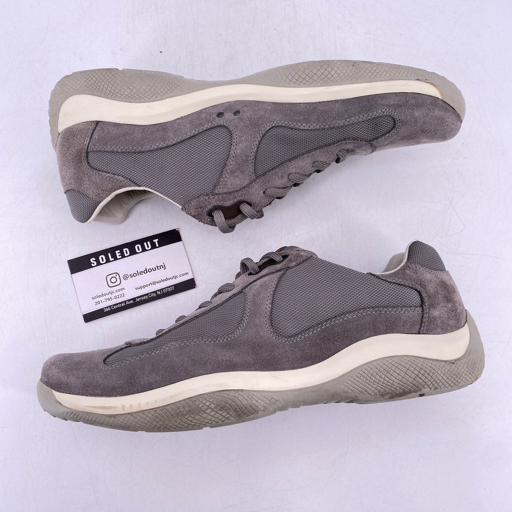 Prada America's Cup "Grey Suede"  Used Size 7.5 PRADA