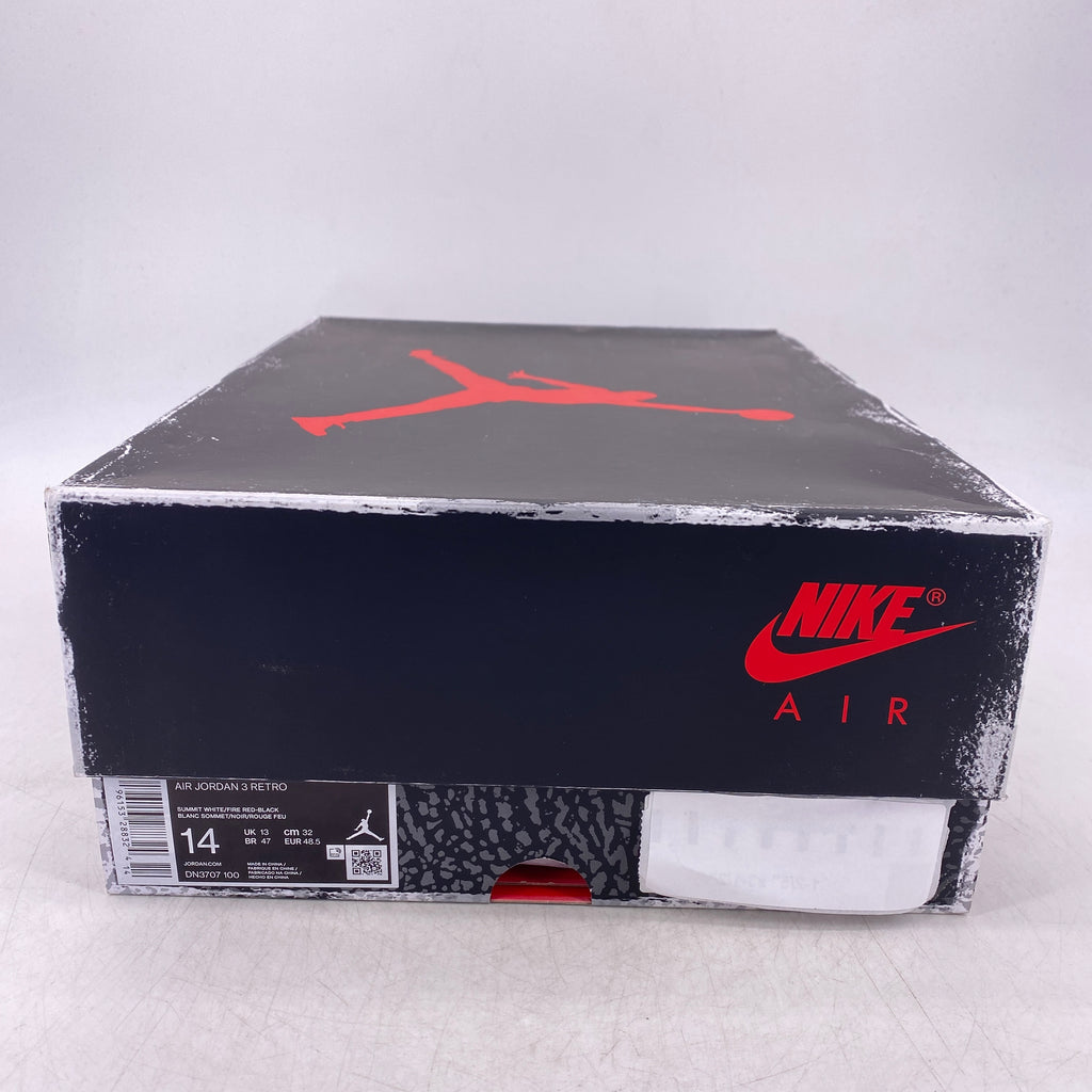 Air Jordan 3 Retro "White Cement" 2023 New Size 14