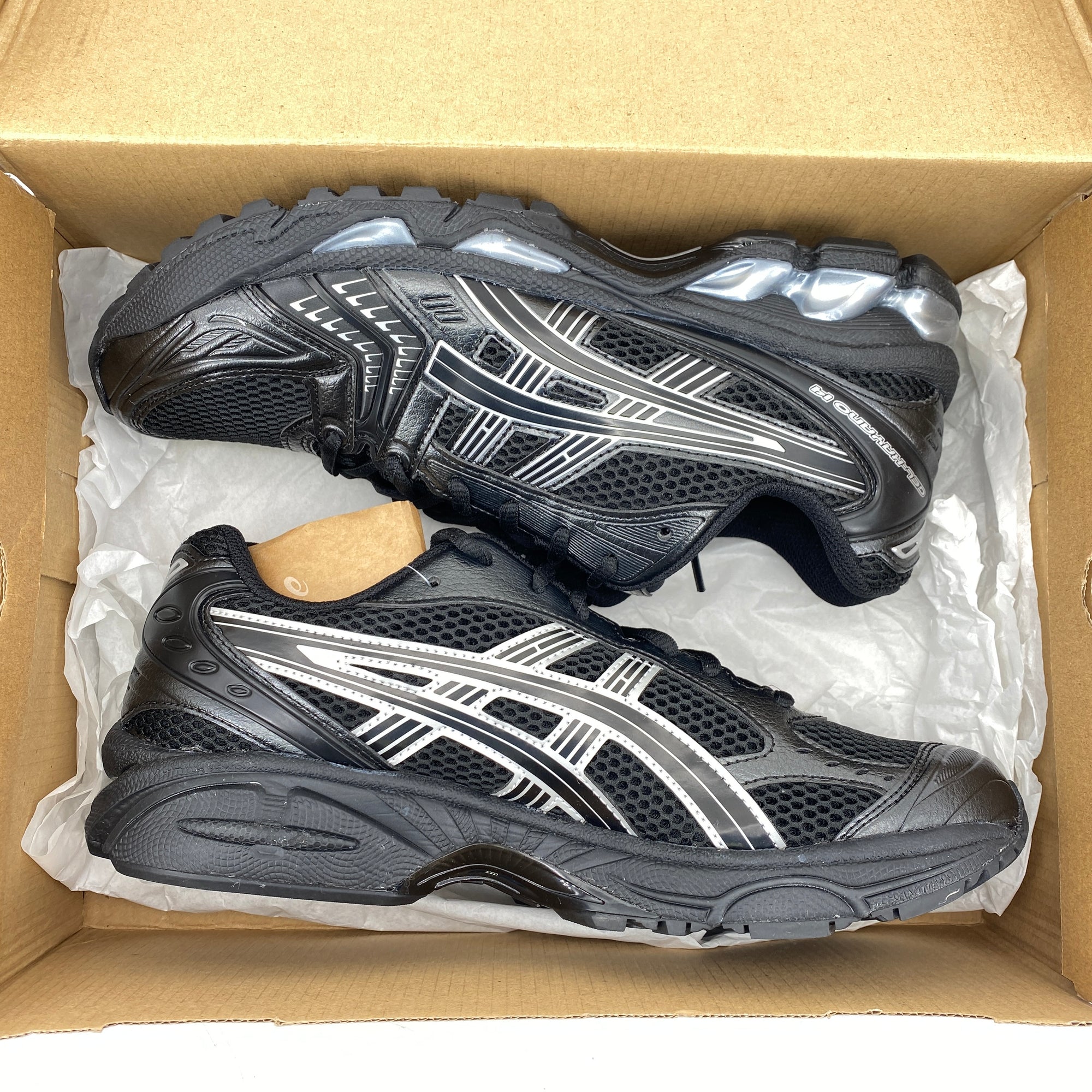 Asics Gel-Kayano 14 &quot;Black Pure Silver&quot; 2024 New Size 8.5