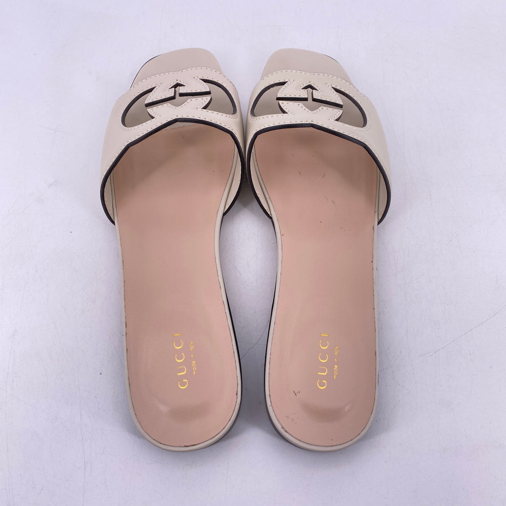Gucci Sandals "Interlocking G"  New Size 41.5W