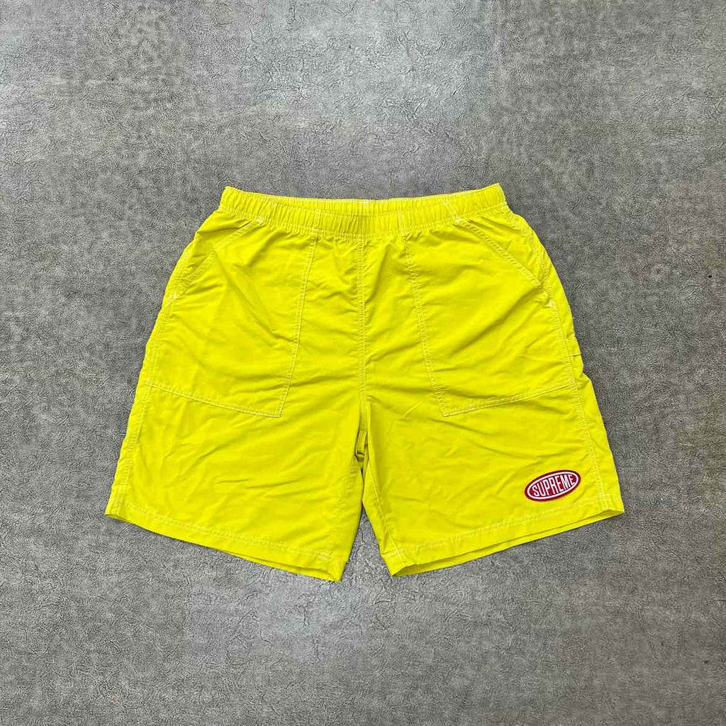 Supreme Shorts "RED LOGO" Yellow Used Size L