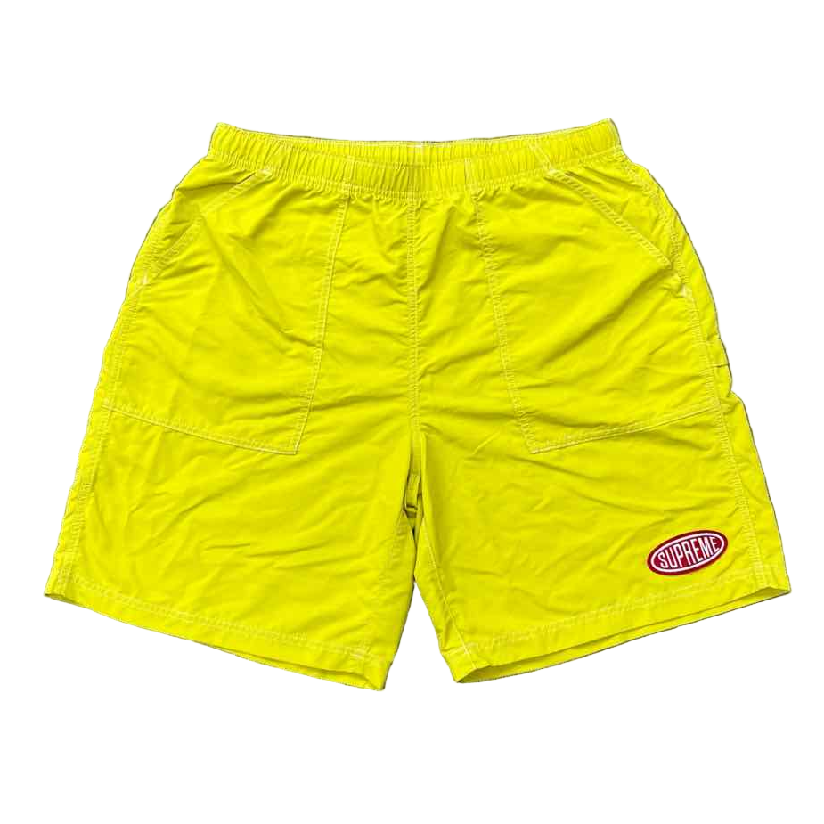 Supreme Shorts "RED LOGO" Yellow Used Size L