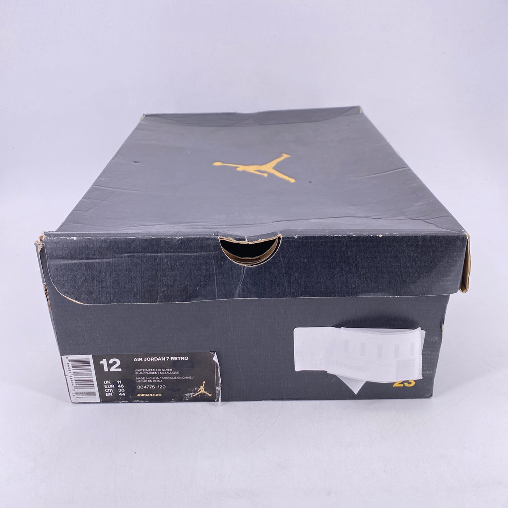 Air Jordan 7 Retro "Pure Platinum" 2017 Used Size 12