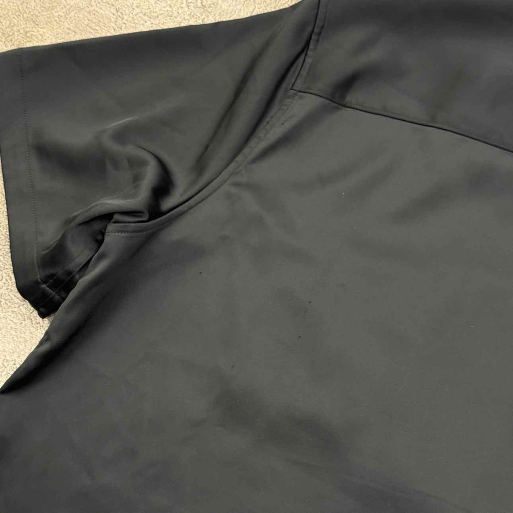 Kith Button Up "SATIN" Black Used Size XL