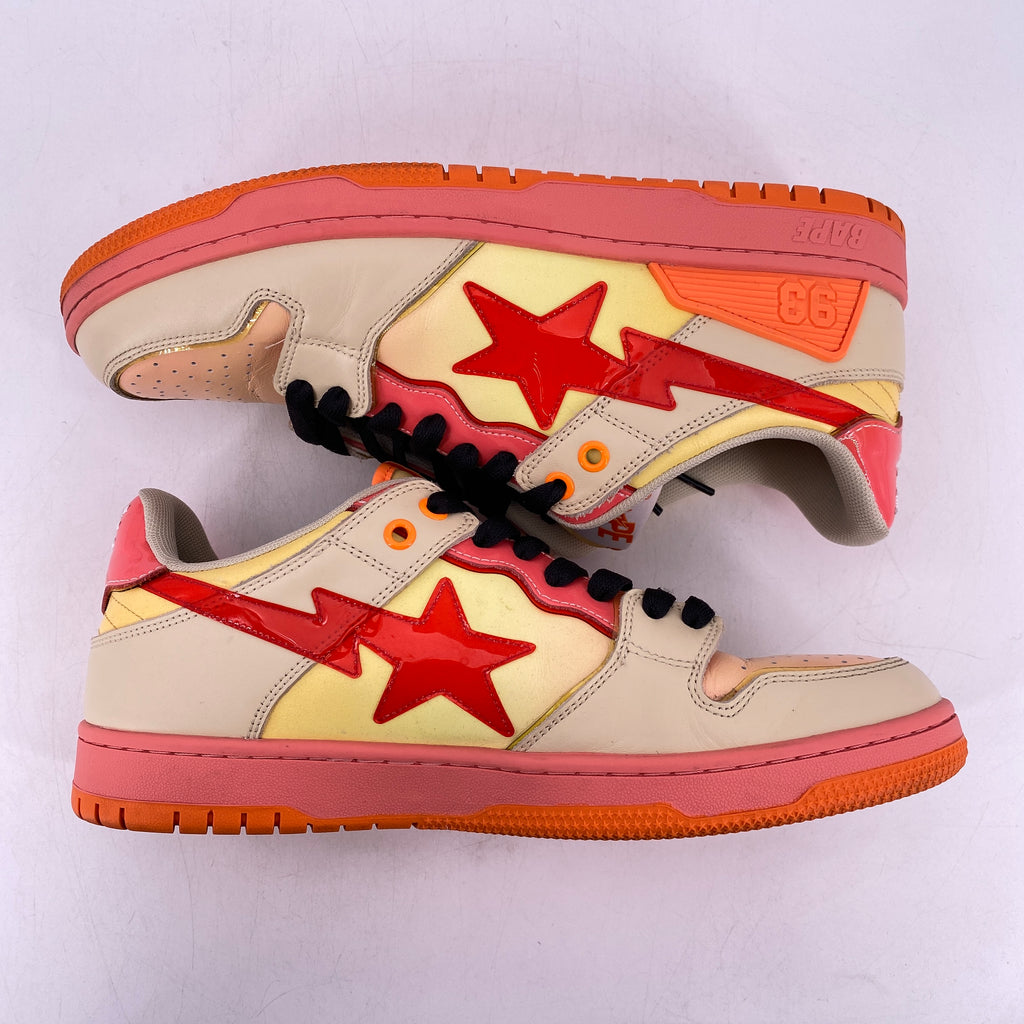 Bape Sk8 Sta "Orange"  Used Size 10