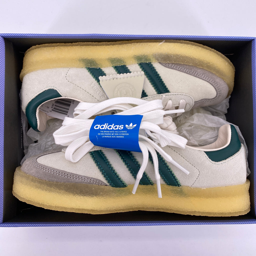 Adidas Clarks Samba "Ronnie Fieg White Green" 2023 New Size 4