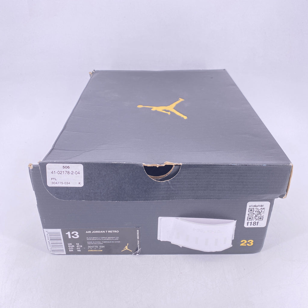 Air Jordan 7 Retro "Bordeaux" 2015 Used Size 13