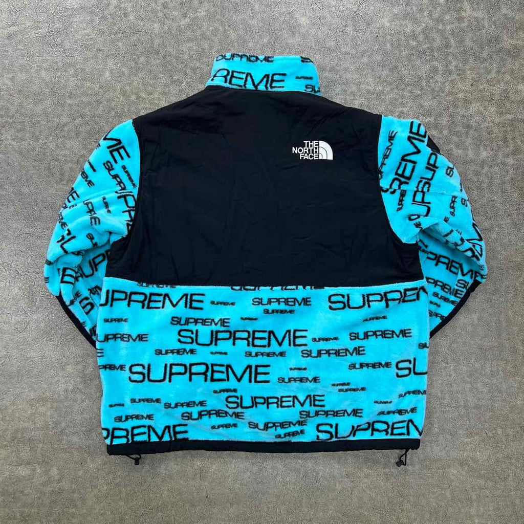 Supreme Fleece Jacket "AW21" Blue Used Size L