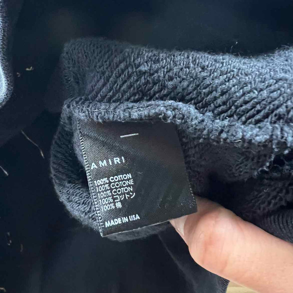 Amiri Hoodie "PAINT" Black Used Size M