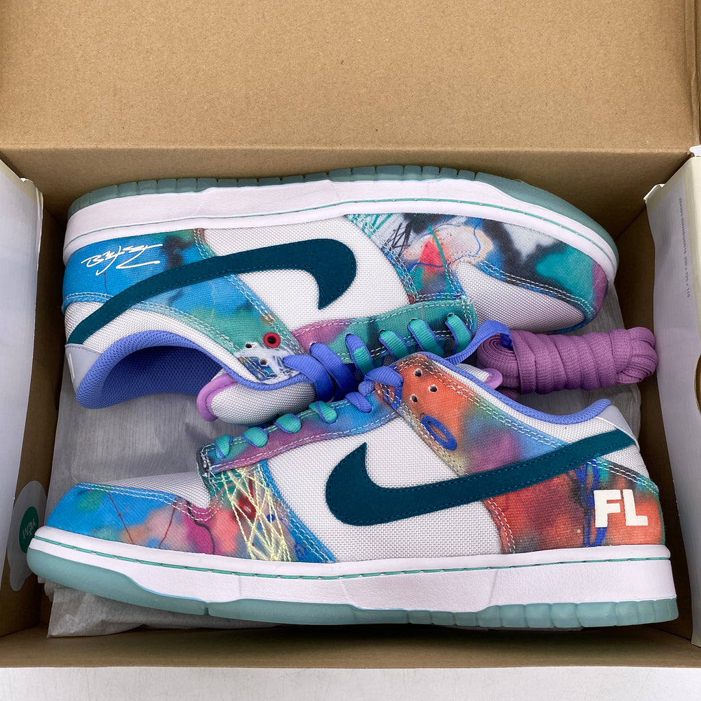 Nike SB Dunk Low "Futura Lab Bleached Aqua" 2024 New Size 10