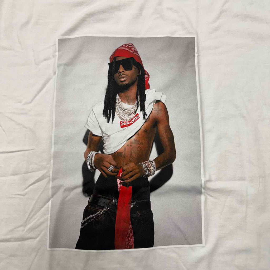 Supreme T-Shirt "PLAYBOI CARTI" New White Size XL