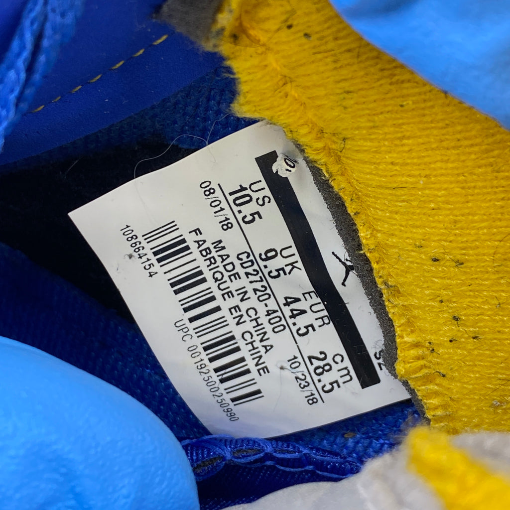 Air Jordan 5 Retro "Laney Varsity Royal" 2019 Used Size 10.5