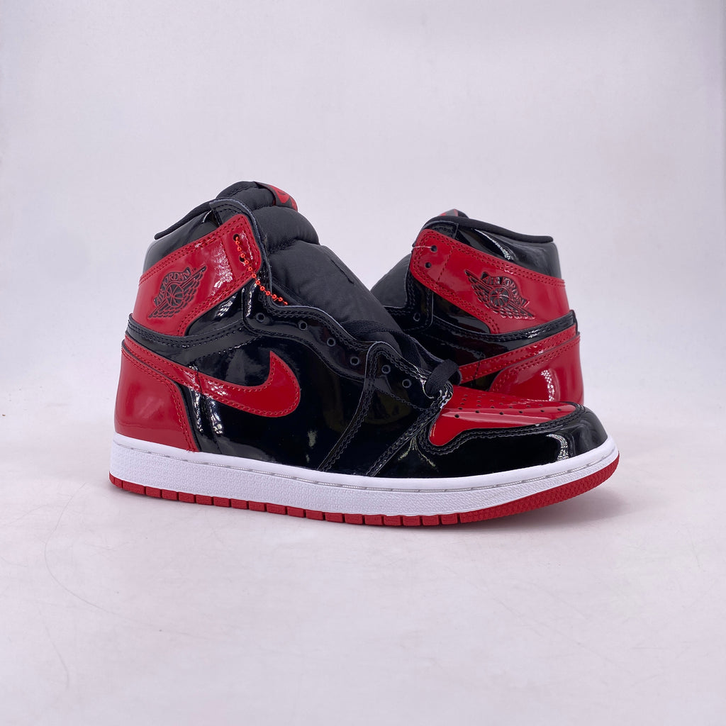 Air Jordan 1 Retro High OG "Patent Bred" 2021 New Size 7