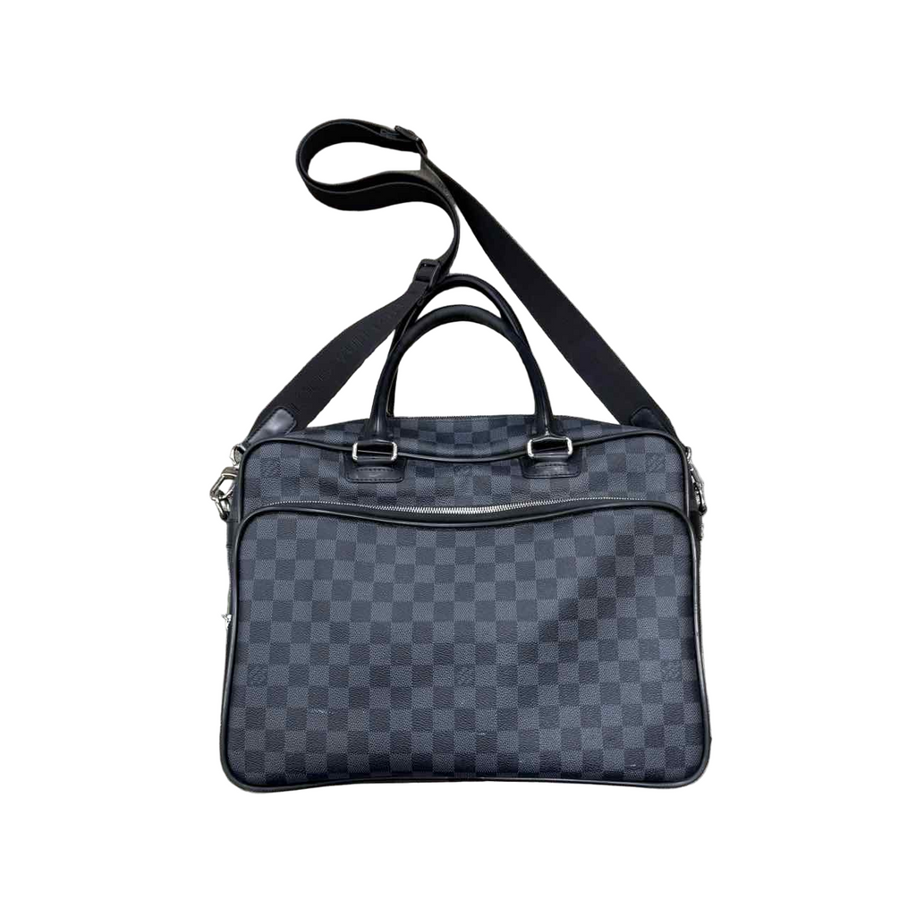 Louis Vuitton Messenger Bag "ICARE LAPTOP" Used Black