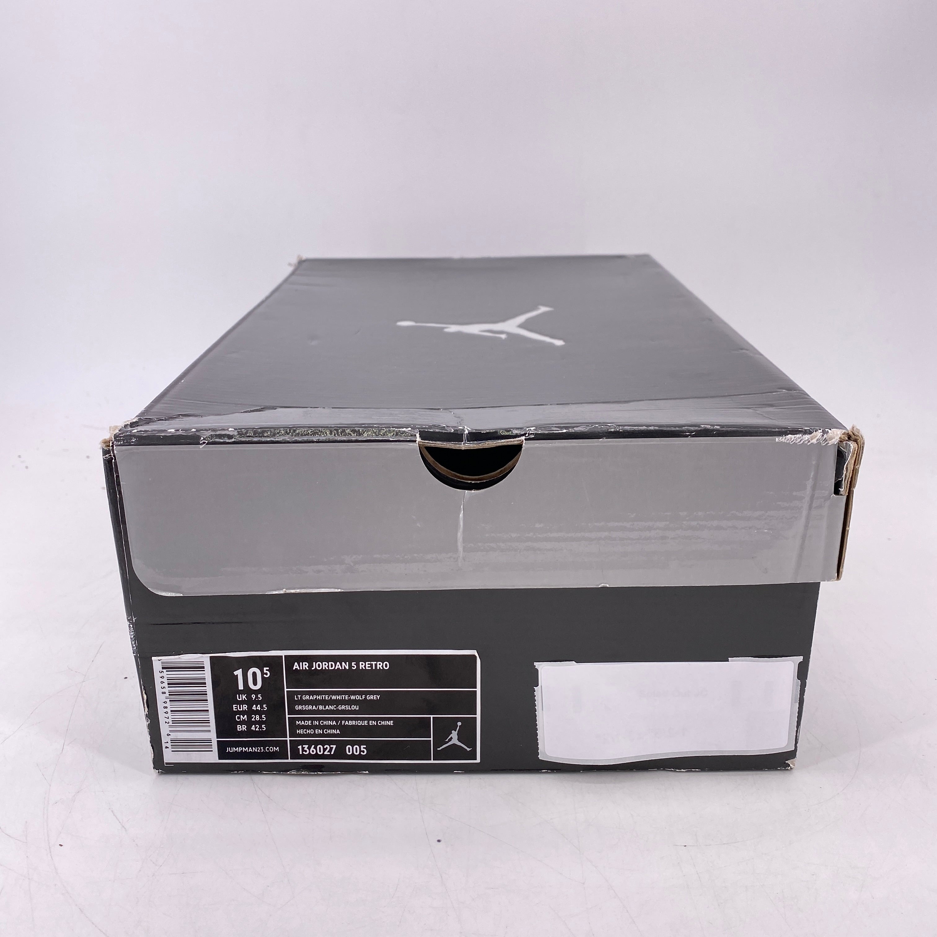 Air Jordan 5 Retro &quot;Wolf Grey&quot; 2011 Used Size 10.5