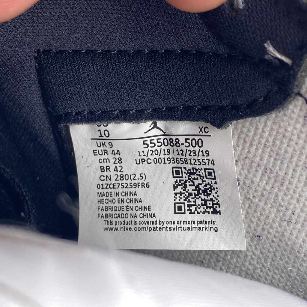 Air Jordan 1 Retro High OG "Court Purple 2.0" 2020 New Size 10
