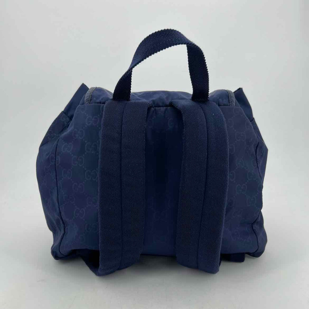 Gucci Backpack "NYLON" Used Blue