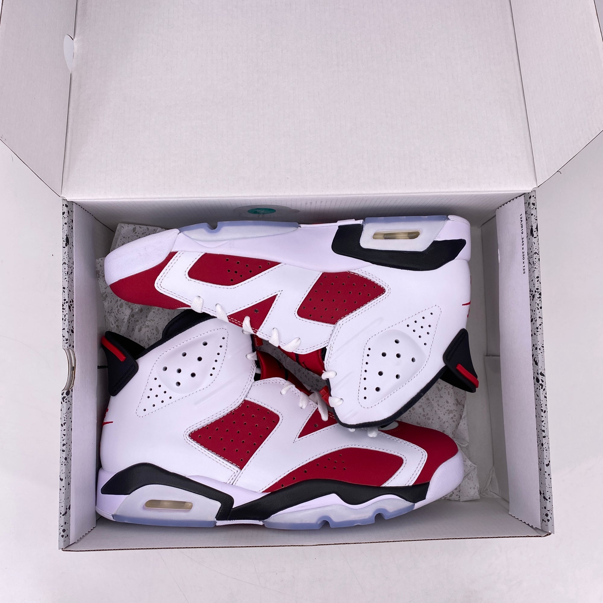 Air Jordan 6 Retro &quot;Carmine&quot; 2021 New Size 10.5