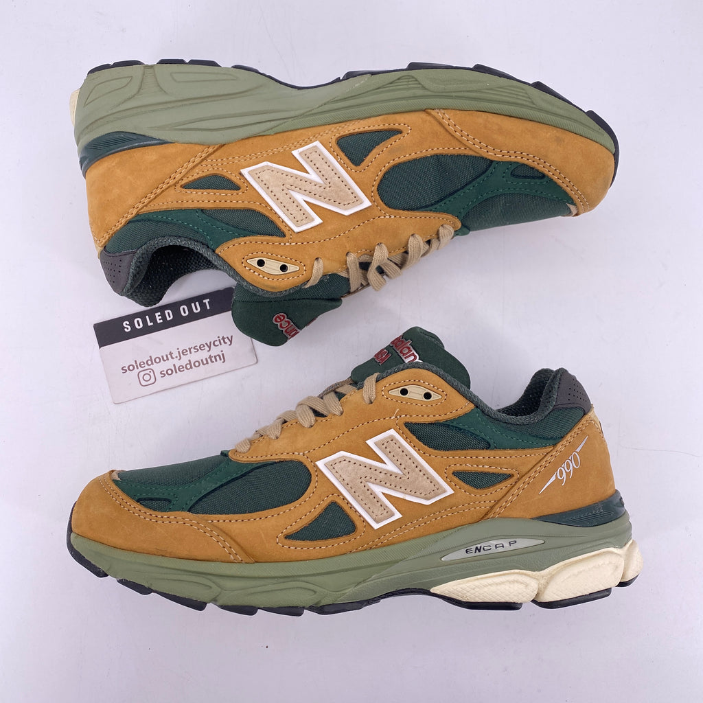 New Balance 990V3 "Miusa Tan Green" 2023 Used Size 9.5