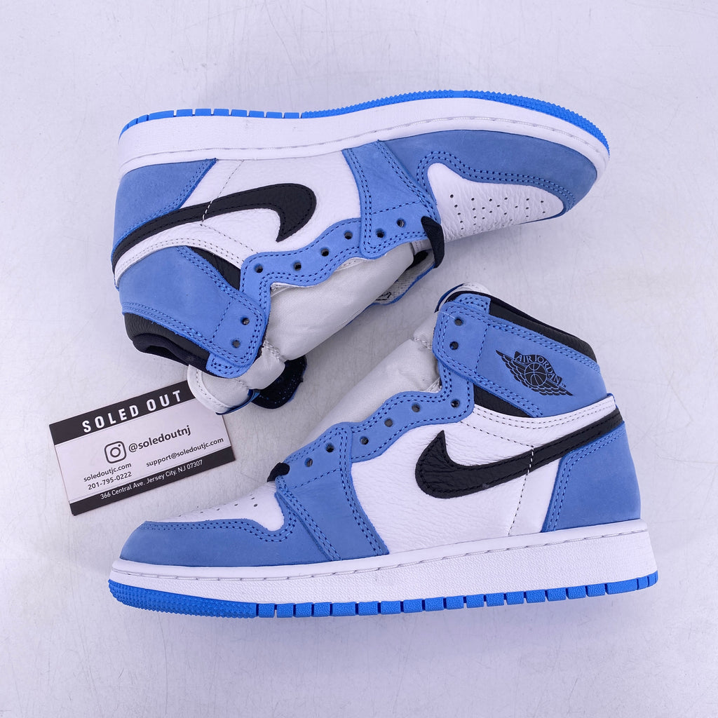 Air Jordan (GS) 1 Retro High OG "University Blue" 2021 New Size 4.5Y