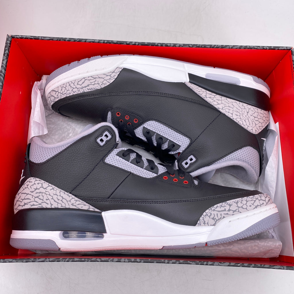 Air Jordan 3 Retro "Black Cement" 2024 New Size 14