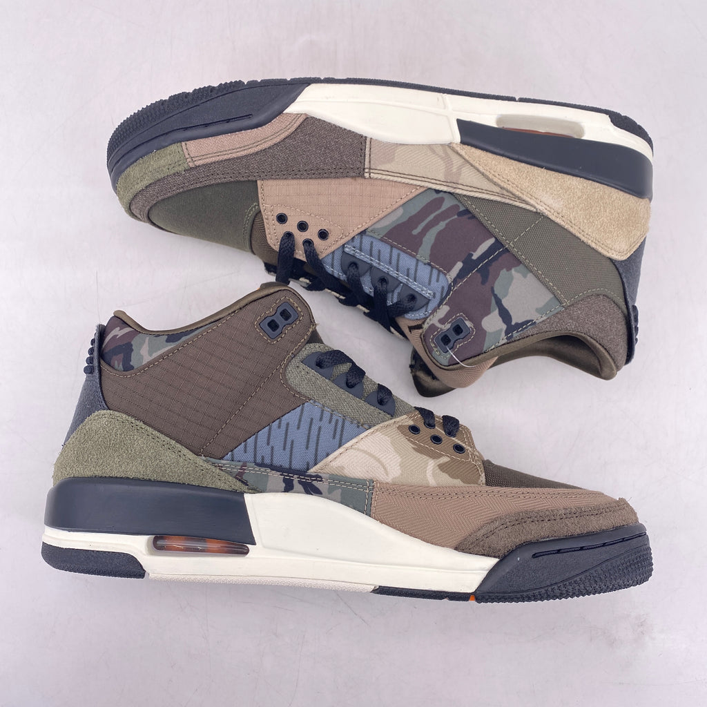 Air Jordan 3 Retro "Patchwork Camo" 2021 New Size 10
