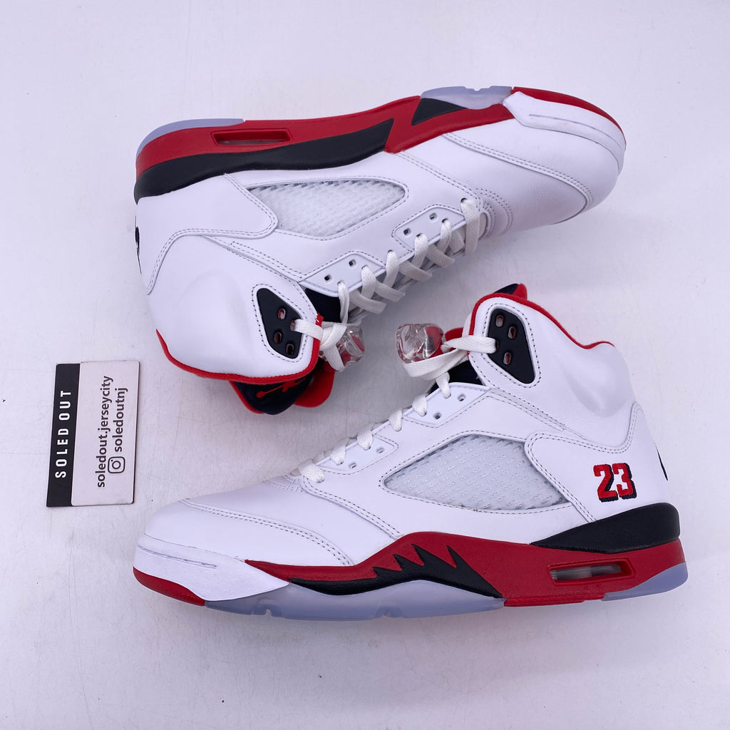 Air Jordan 5 Retro "Fire Red Black Tongue" 2025 New Size 9.5