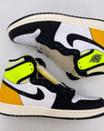 Air Jordan 1 Retro High OG "Black Volt" 2021 New (Cond) Size 8.5