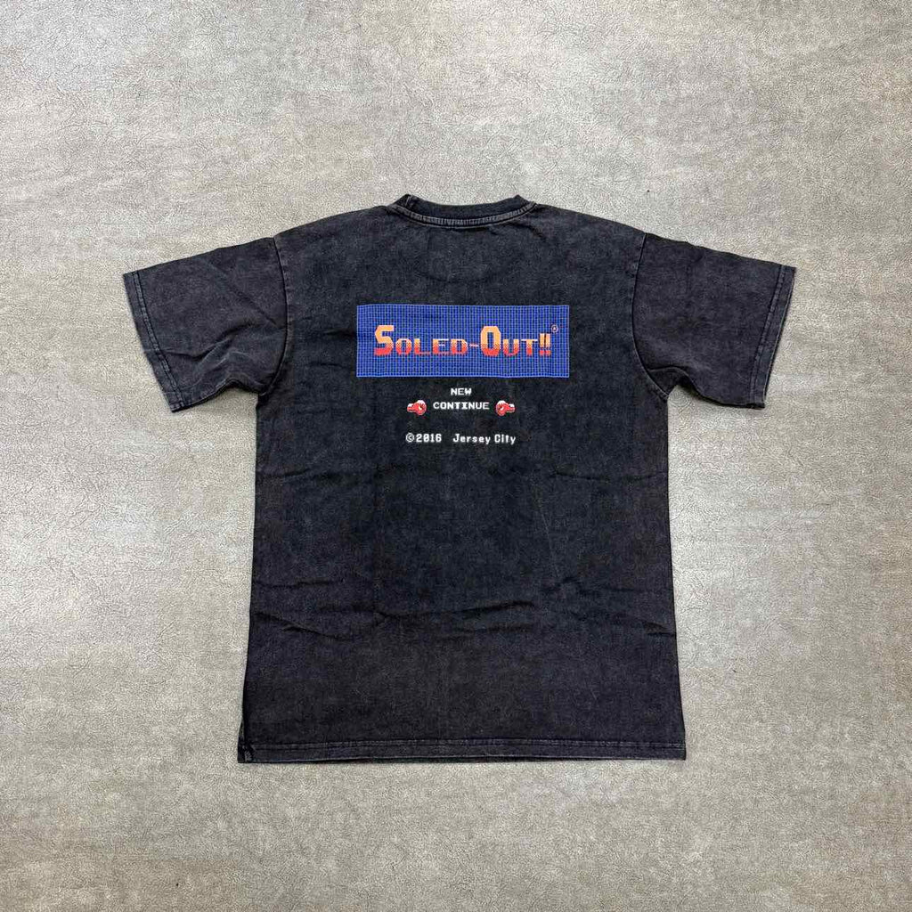 Soled Out T-Shirt "TYSON" Vintage Black Size S