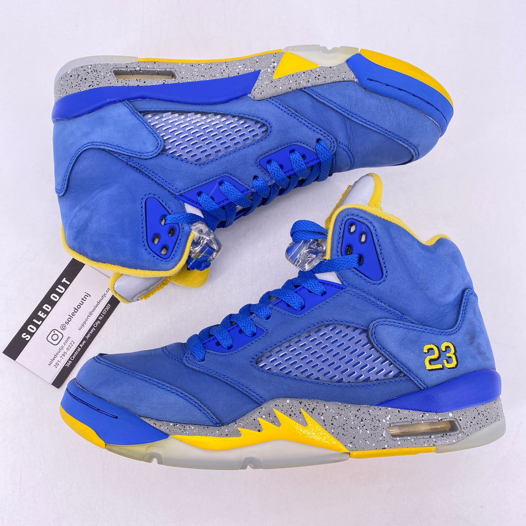 Air Jordan 5 Retro "Laney Varsity Royal" 2019 Used Size 9