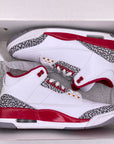 Air Jordan 3 Retro "Cardinal Red" 2022 Used Size 10.5