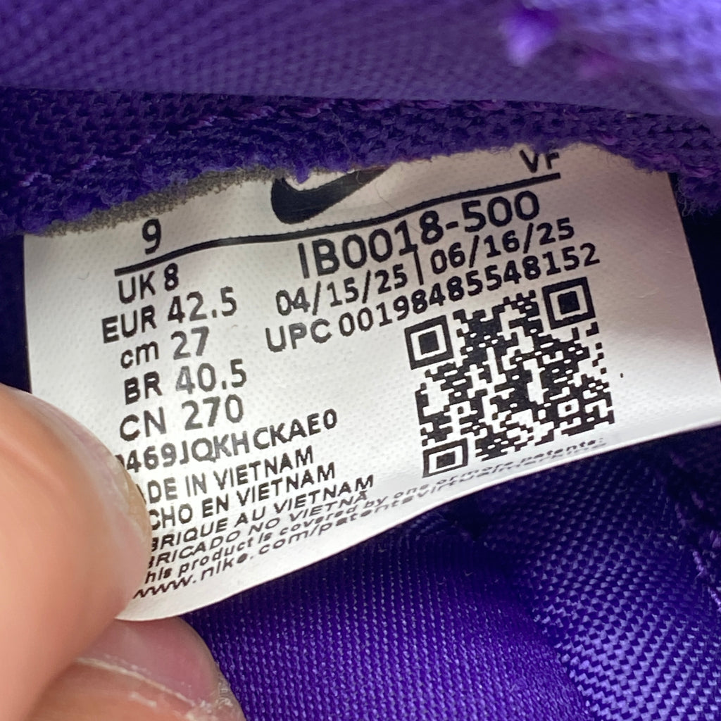 Nike Air Force 1 Low "Kobe Bryant Court Purple" 2025 New Size 9