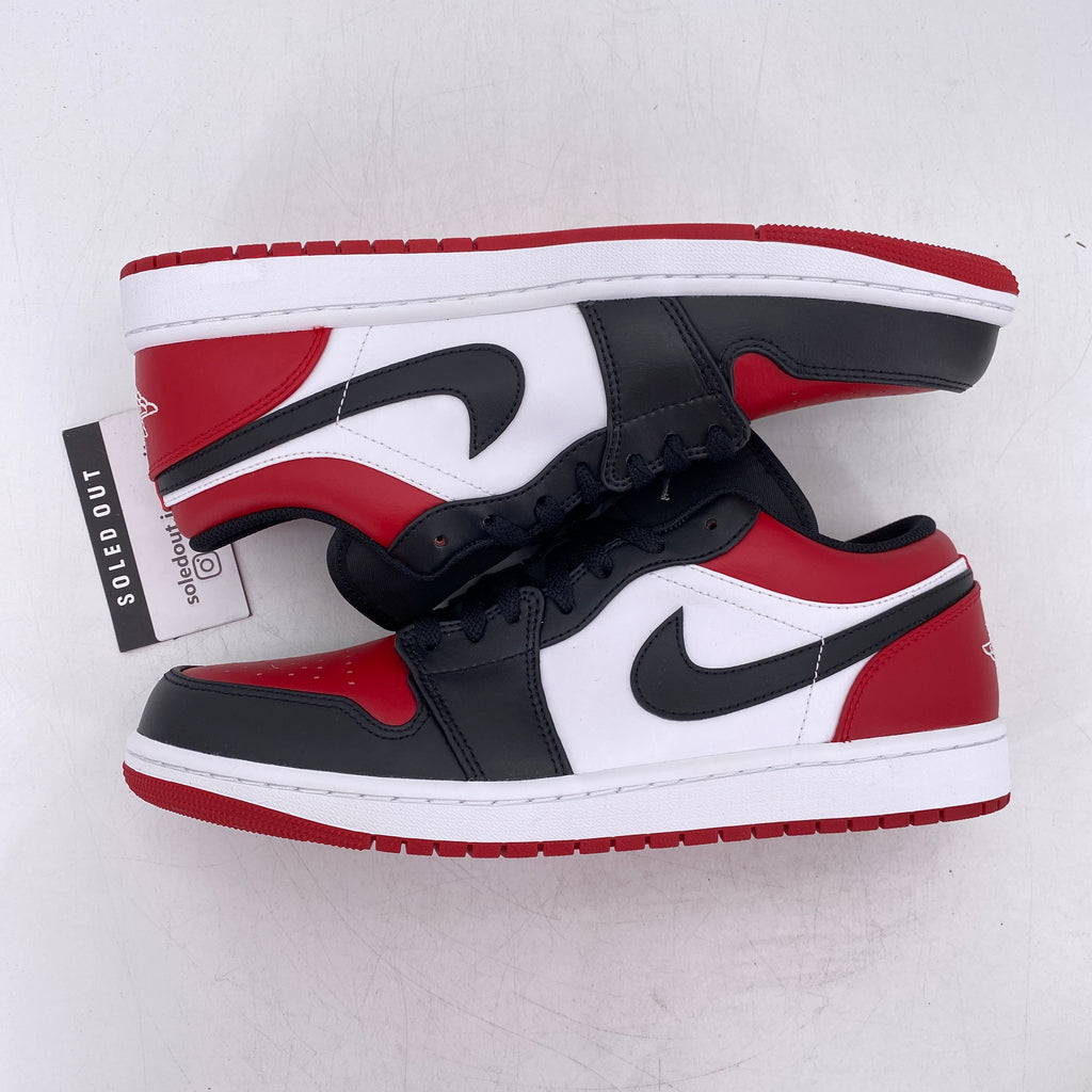 Air Jordan 1 Low "Bred Toe" 2021 New Size 10.5