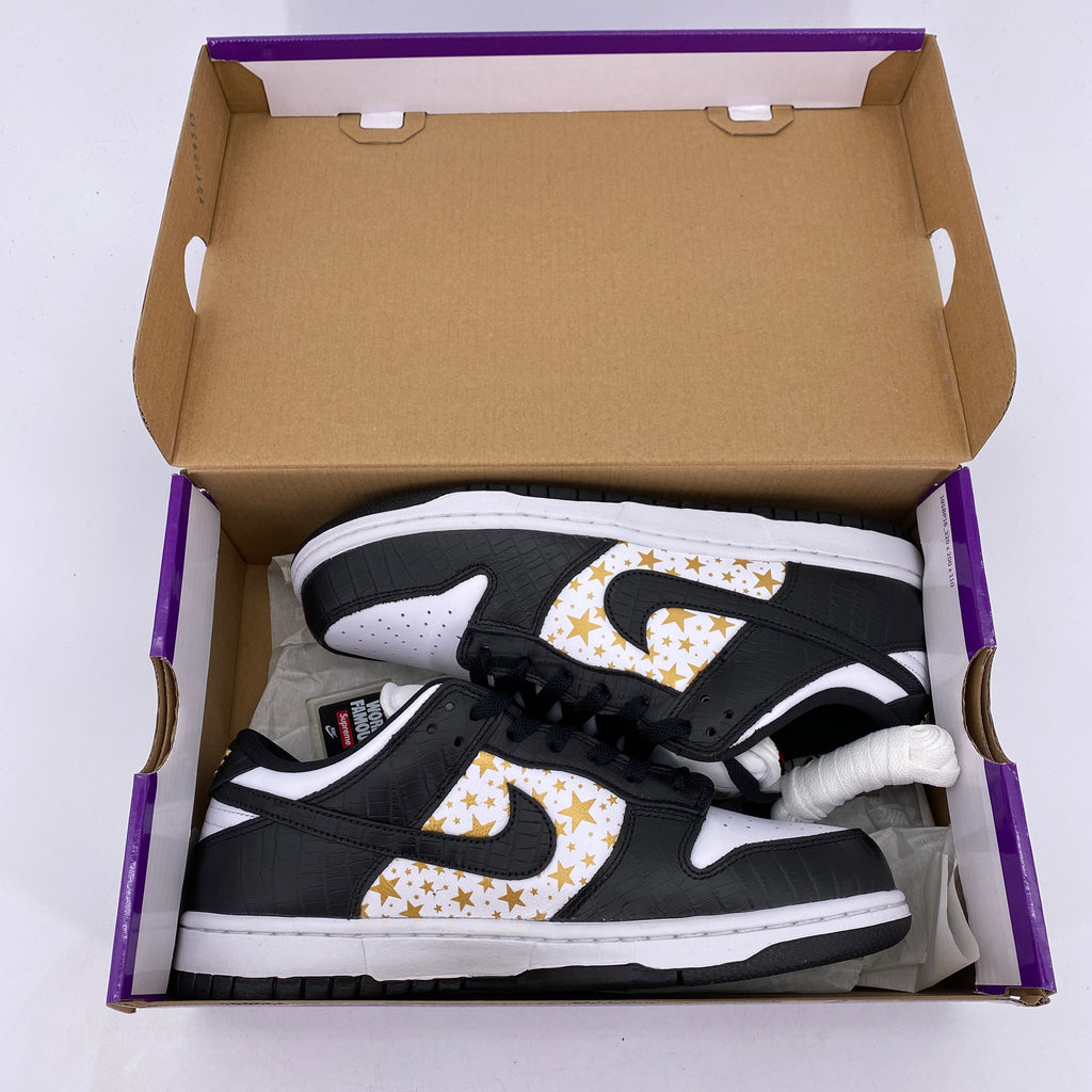 Nike SB Dunk Low "Supreme Black" 2021 New Size 8.5