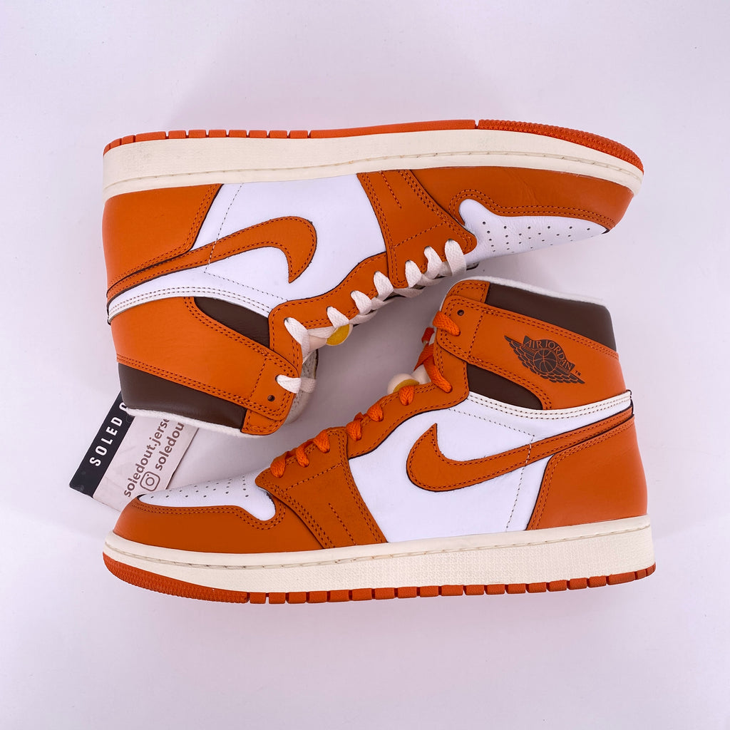 Air Jordan (W) 1 Retro High OG "Starfish" 2022 Used Size 10.5W