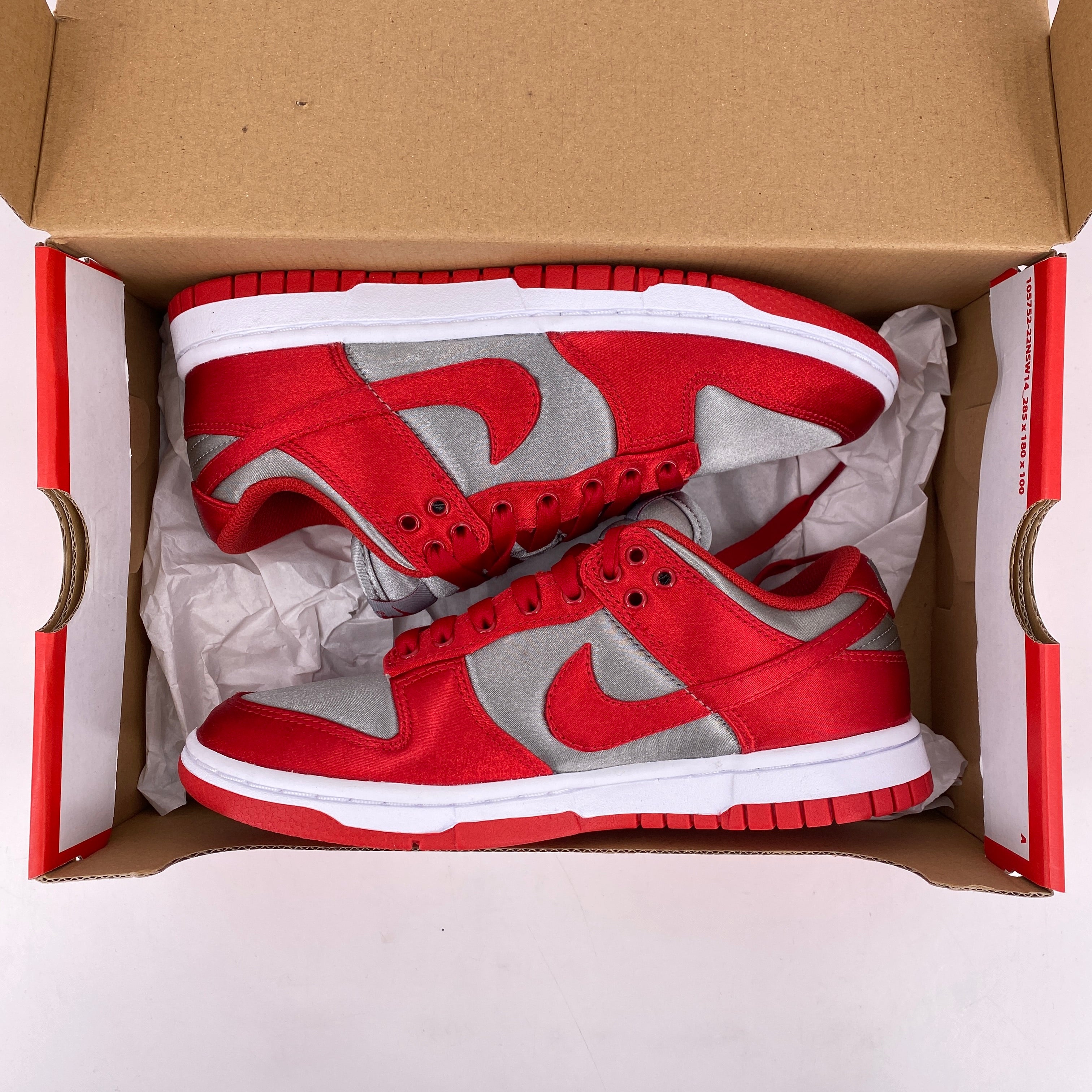 Nike (W) Dunk Low &quot;Unlv Satin&quot; 2023 New Size 5W