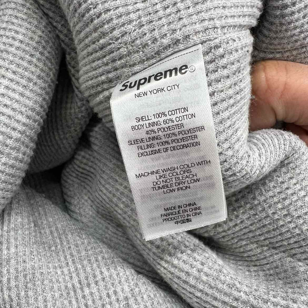 Supreme Zip Up "THERMAL FLANNEL" Red Used Size XL