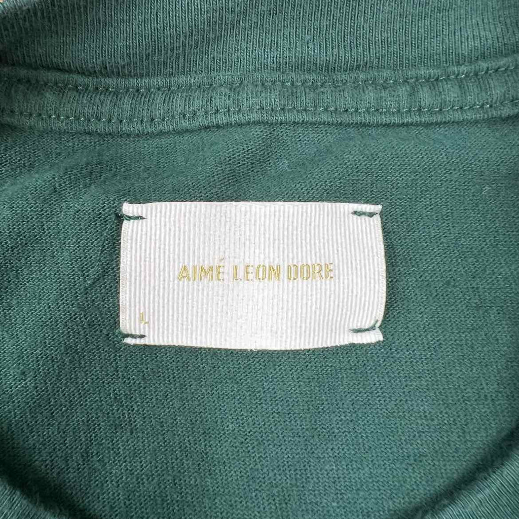 Aime Leon Dore T-Shirt "MULBERRY" Green Used Size L
