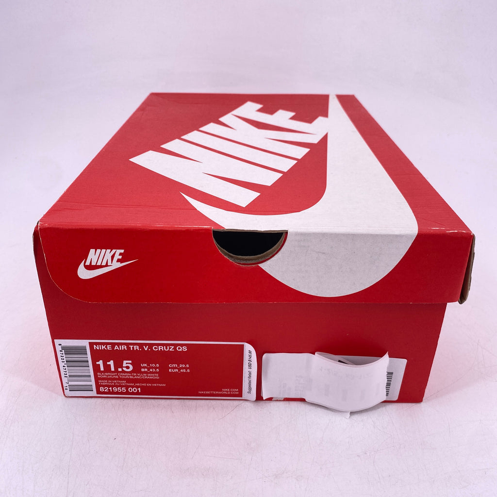 Nike Air TR. V. Cruz "Black Crimson" 2016 Used Size 11.5