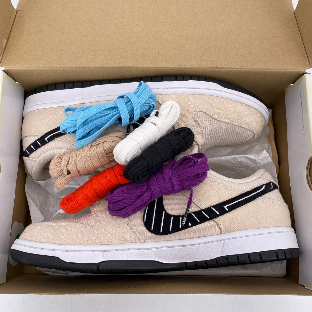 Nike SB Dunk Low "Albino & Preto" 2023 Used Size 10.5