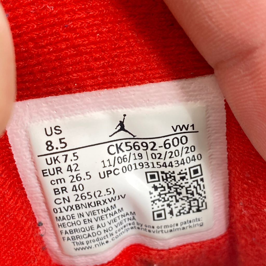 Air Jordan 3 Retro "Unite Fire Red" 2020 Used Size 8.5