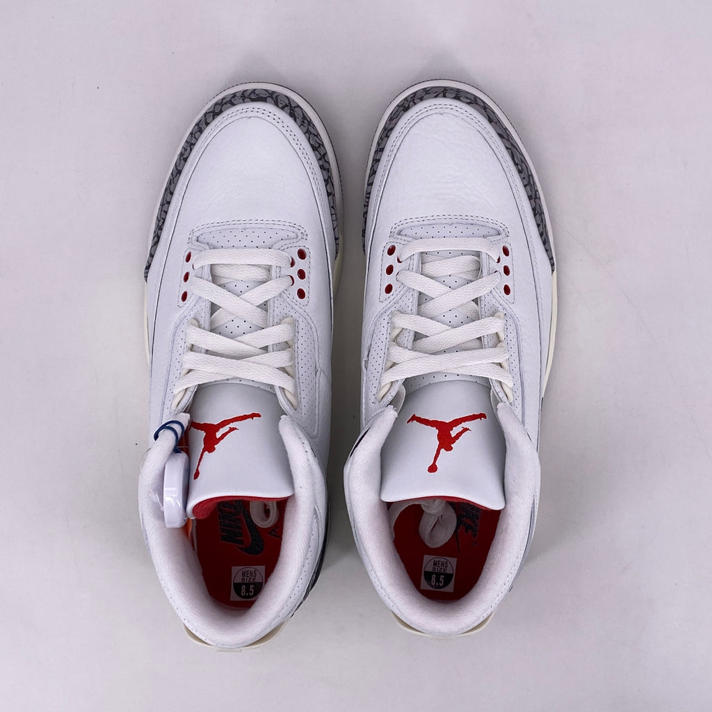 Air Jordan 3 Retro "White Cement" 2023 New Size 8.5