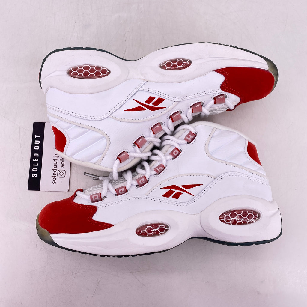 Reebok Question Mid "Red Toe"  New Size 6