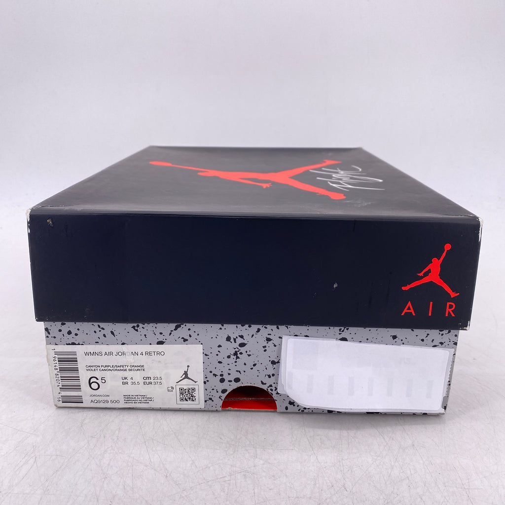 Air Jordan (W) 4 Retro "Canyon Purple" 2022 Used Size 6.5W