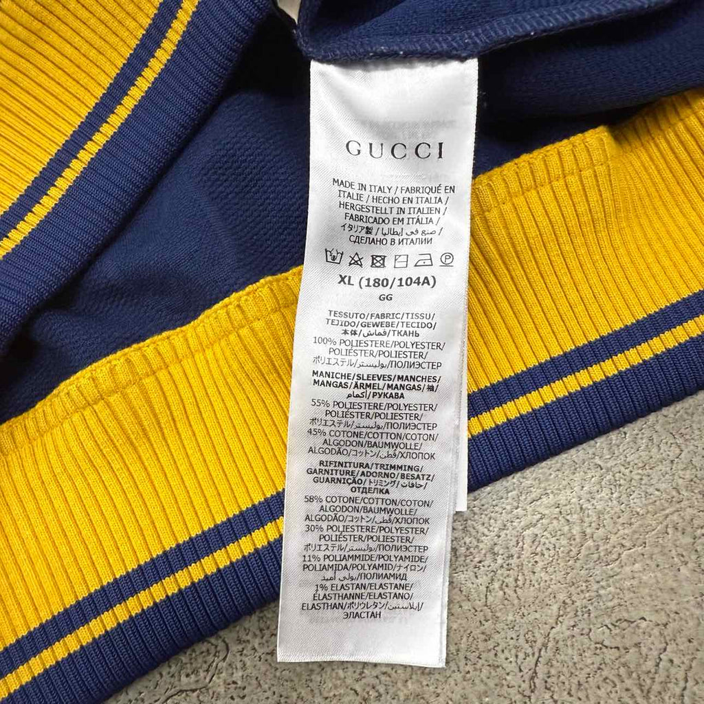 Gucci Hoodie "GG JACQUARD" Yellow Used Size XL