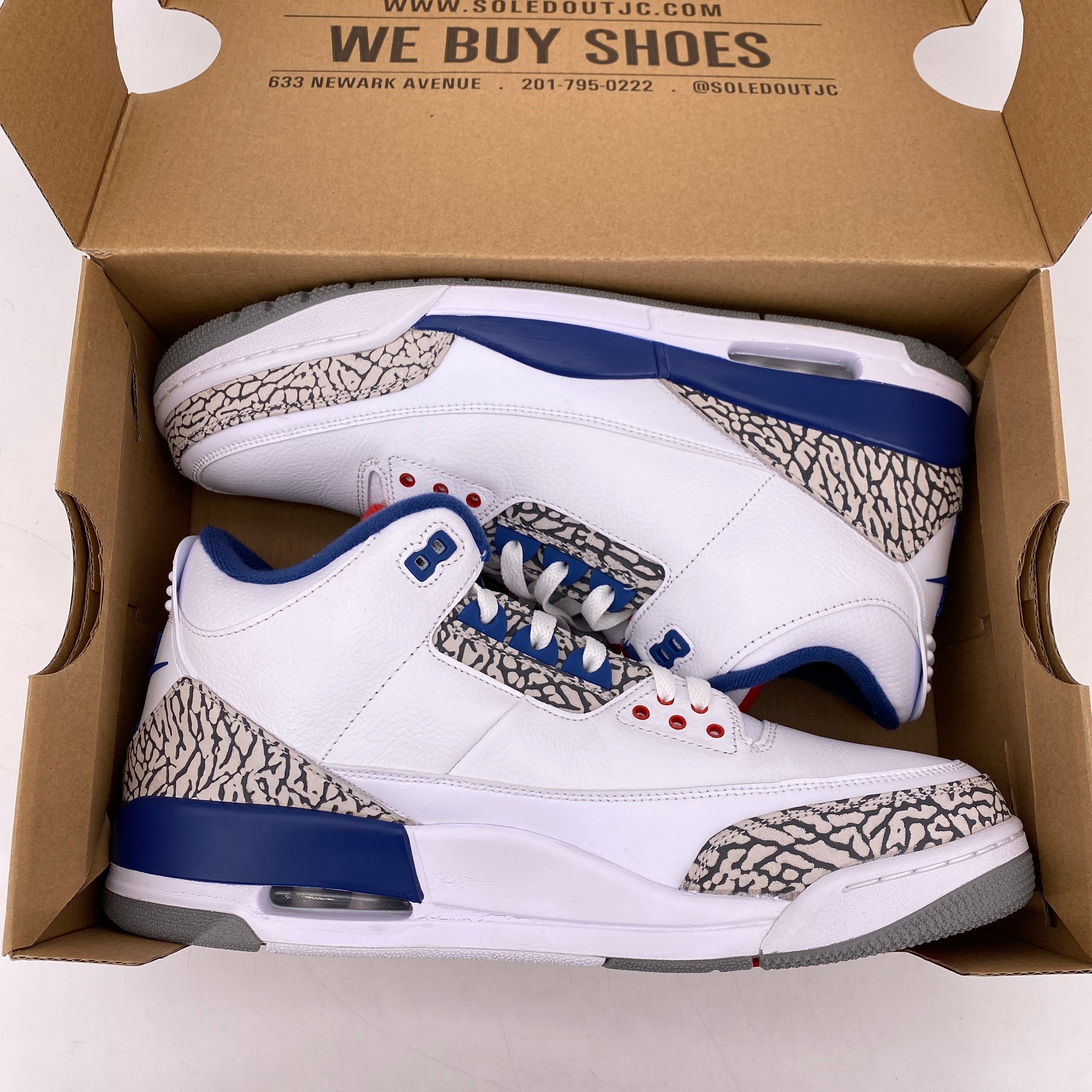 Air Jordan 3 Retro &quot;True Blue&quot; 2016 Used Size 13