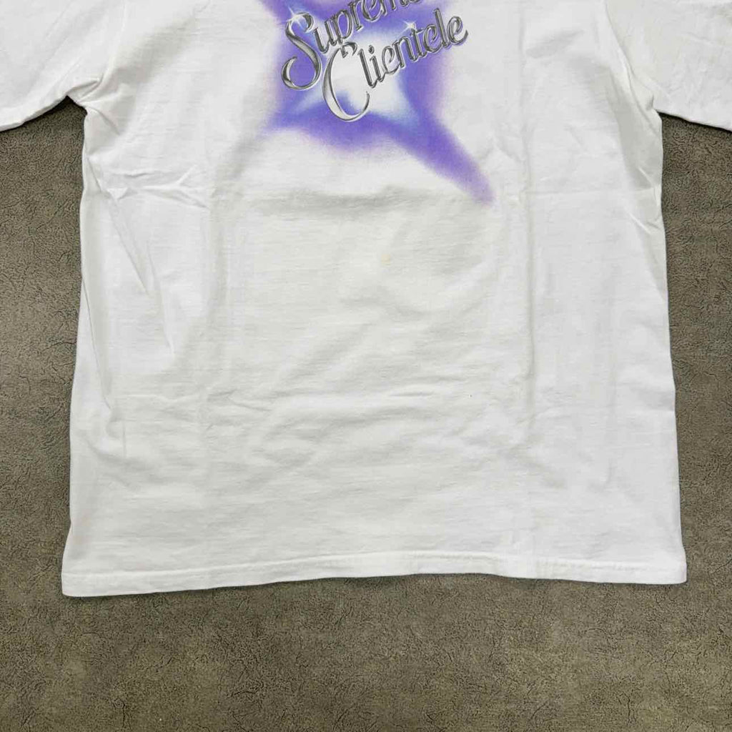 Supreme T-Shirt "CLIENTELE" White Used Size L
