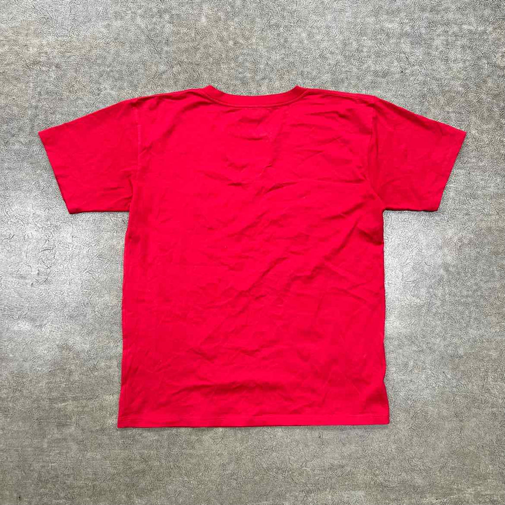 Celine T-Shirt "LUCKY LOVER" Red Used Size XS